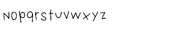 PN Grudge Print Demibold Font LOWERCASE