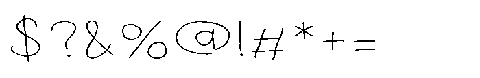 PN Grudge Print Expanded Font OTHER CHARS