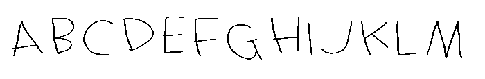 PN Grudge Print Expanded Font UPPERCASE