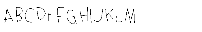 PN Grudge Print Font UPPERCASE