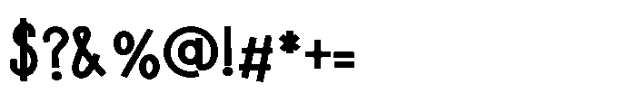 PN Grudge Regular Font OTHER CHARS