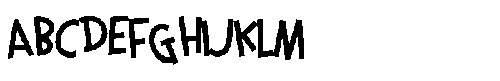 PN Grudge Regular Font UPPERCASE
