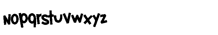 PN Grudge Regular Font LOWERCASE