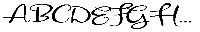 PN Harpischord Expanded Font UPPERCASE