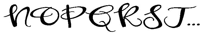 PN Harpischord Expanded Font UPPERCASE