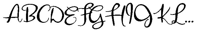 PN Harpischord Regular Font UPPERCASE