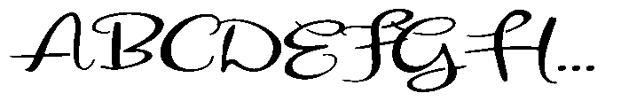 PN Harpischord Stencil Expanded Font UPPERCASE