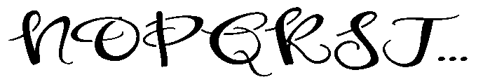 PN Harpischord Stencil Expanded Font UPPERCASE