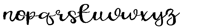 PN Harpischord Stencil Expanded Font LOWERCASE