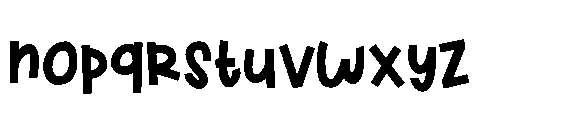 PN Heart Throb Bold Font LOWERCASE