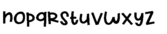 PN Heart Throb Expanded Font LOWERCASE
