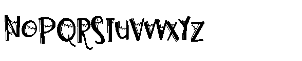 PN Holly Garland Condensed Font UPPERCASE