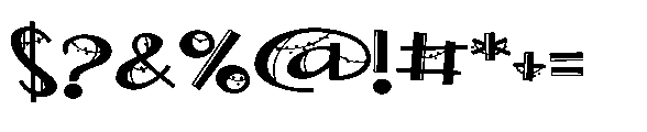 PN Holly Garland Expanded Font OTHER CHARS