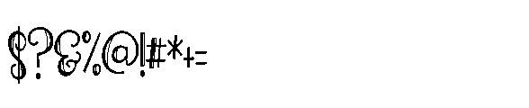 PN Holly Garland Script Condensed Font OTHER CHARS