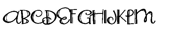 PN Holly Garland Script Expanded Font UPPERCASE