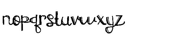PN Holly Garland Script Expanded Font LOWERCASE
