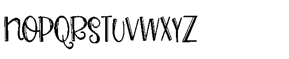 PN Holly Garland Script Font UPPERCASE