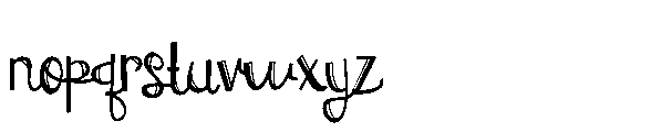 PN Holly Garland Script Font LOWERCASE