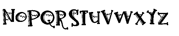 PN Holly Garland Serif Font UPPERCASE