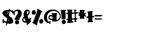 PN Jelly Dream Condensed Font OTHER CHARS