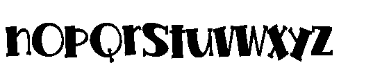 PN Jelly Dream Condensed Font LOWERCASE