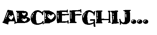 PN Jelly Dream Romance Glow Font UPPERCASE