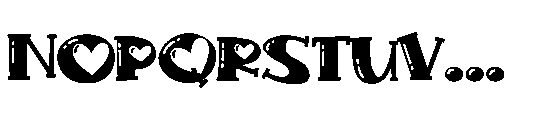 PN Jelly Dream Romance Glow Font UPPERCASE