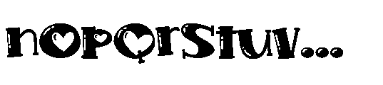 PN Jelly Dream Romance Glow Font LOWERCASE