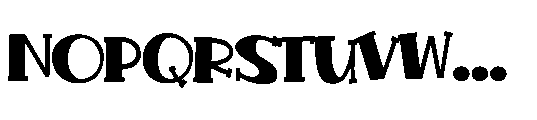 PN Jelly Dream Semi-condensed Font UPPERCASE