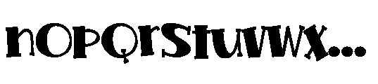 PN Jelly Dream Semi-condensed Font LOWERCASE