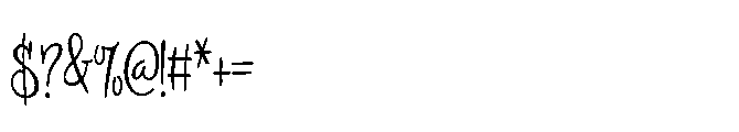 PN Ladylike Condensed Font OTHER CHARS