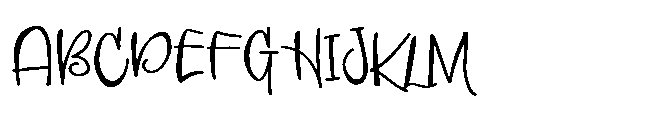 PN Ladylike Expanded Font UPPERCASE