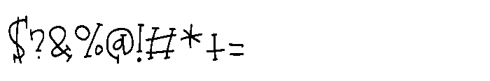PN Little Tikes Condensed Font OTHER CHARS
