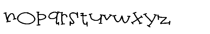 PN Little Tikes Expanded Font LOWERCASE