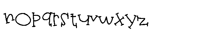 PN Little Tikes Regular Font LOWERCASE