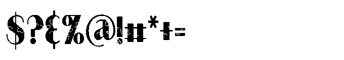 PN Longmire Lace Condensed Font OTHER CHARS