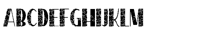 PN Longmire Lace Semi-expanded Font UPPERCASE