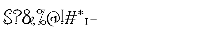 PN Loquacious Lovely Font OTHER CHARS
