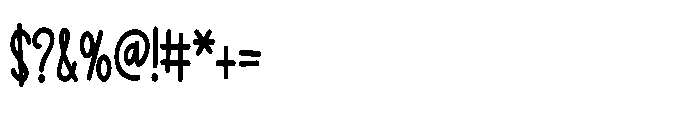 PN Mamboing Condensed Bold Font OTHER CHARS