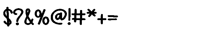 PN Mamboing Expanded Bold Font OTHER CHARS