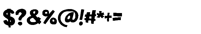 PN Marshberry Bold Font OTHER CHARS