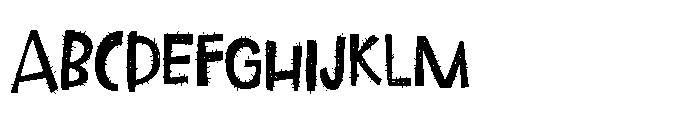 PN Marshberry Hairy Condensed Font UPPERCASE