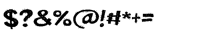 PN Marshberry Hairy Expanded Font OTHER CHARS