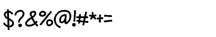 PN Marshberry Merry Print Bold Font OTHER CHARS