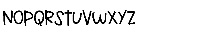 PN Marshberry Merry Print Bold Font LOWERCASE