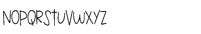 PN Marshberry Merry Print Condensed Font LOWERCASE