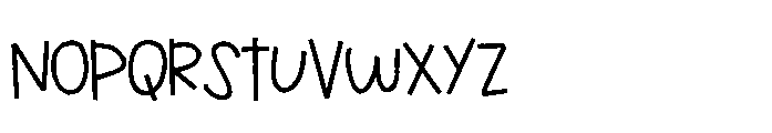 PN Marshberry Merry Print Demi Bold Font LOWERCASE