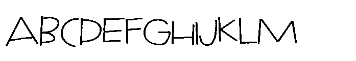 PN Marshberry Merry Print Expanded Font UPPERCASE