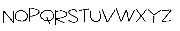 PN Marshberry Merry Print Expanded Font UPPERCASE