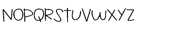 PN Marshberry Merry Print Expanded Font LOWERCASE